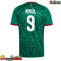 Camisa de Futebol México Raul Jimenez #9 Equipamento Principal Mundo 2026 Manga Curta